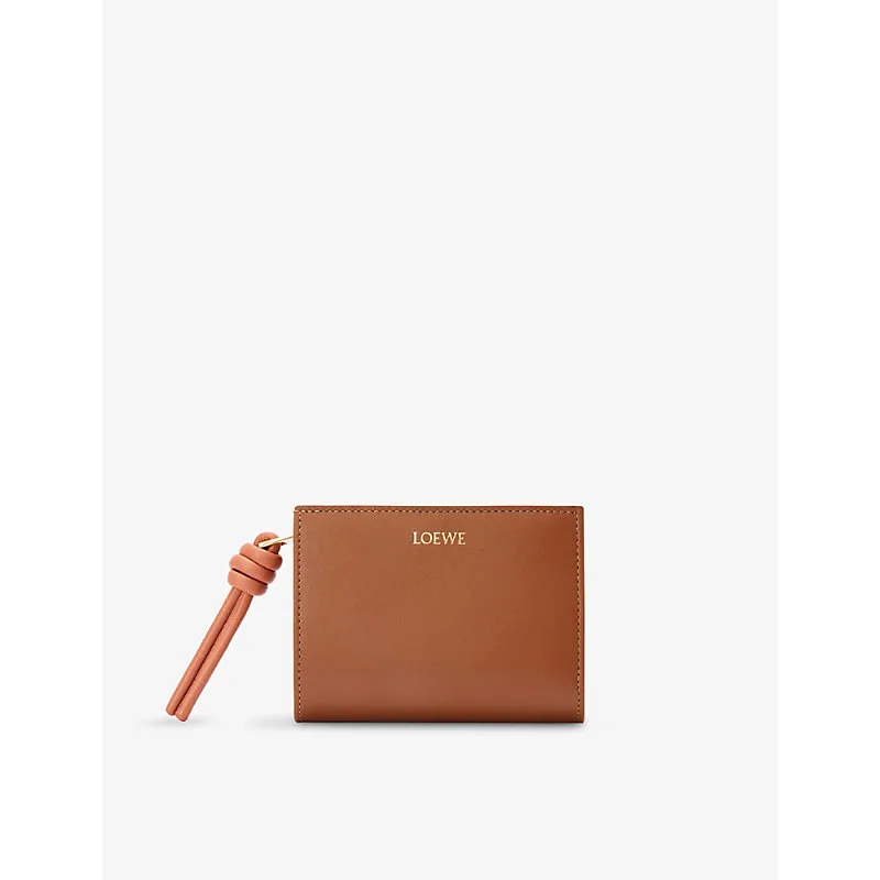 Loewe Knot Compact Leather Wallet