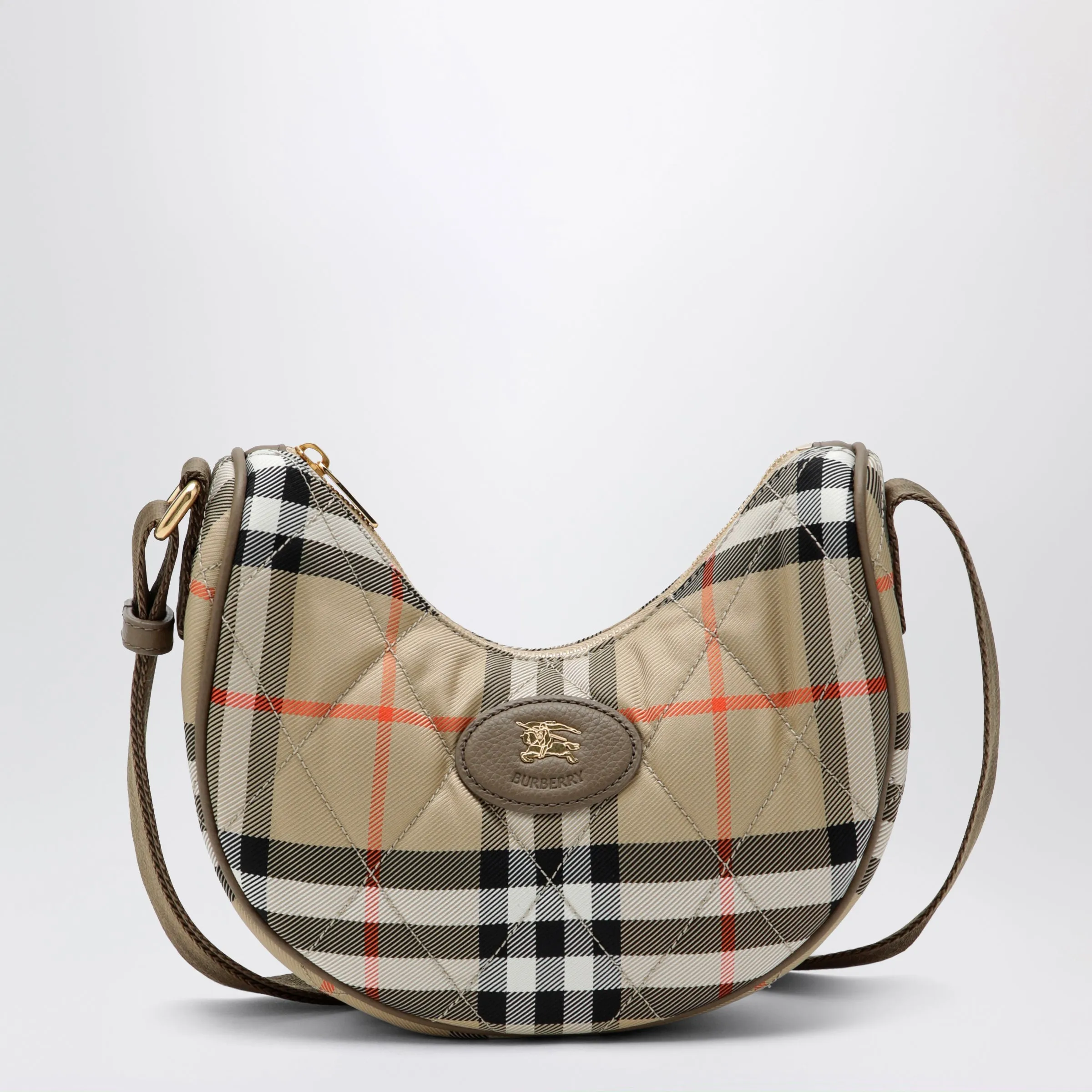 Burberry Horseshoe quilted nylon crossbody bag
