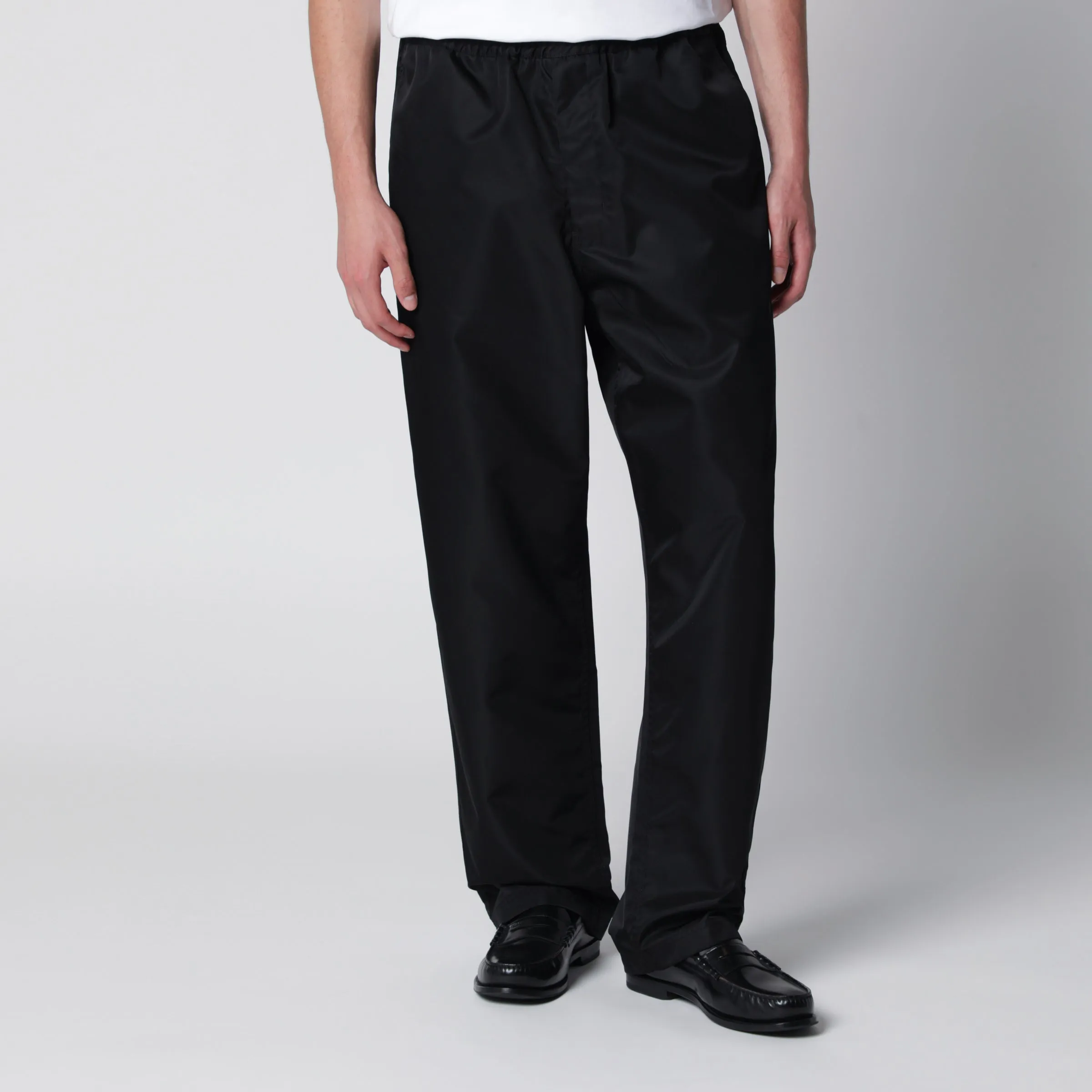 Prada Trousers in black Re-Nylon