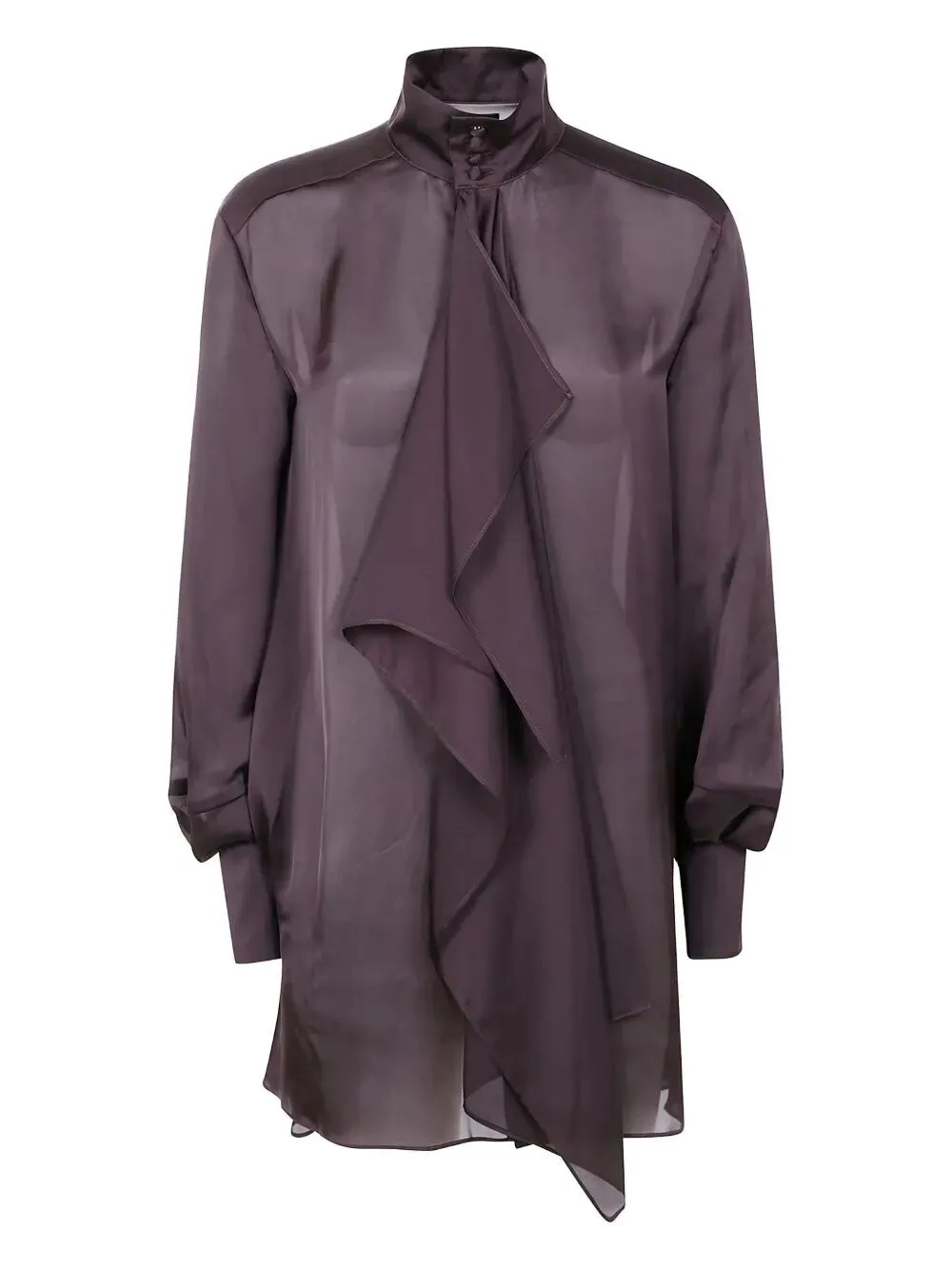 Sacai Turtle Neck Satin Dress