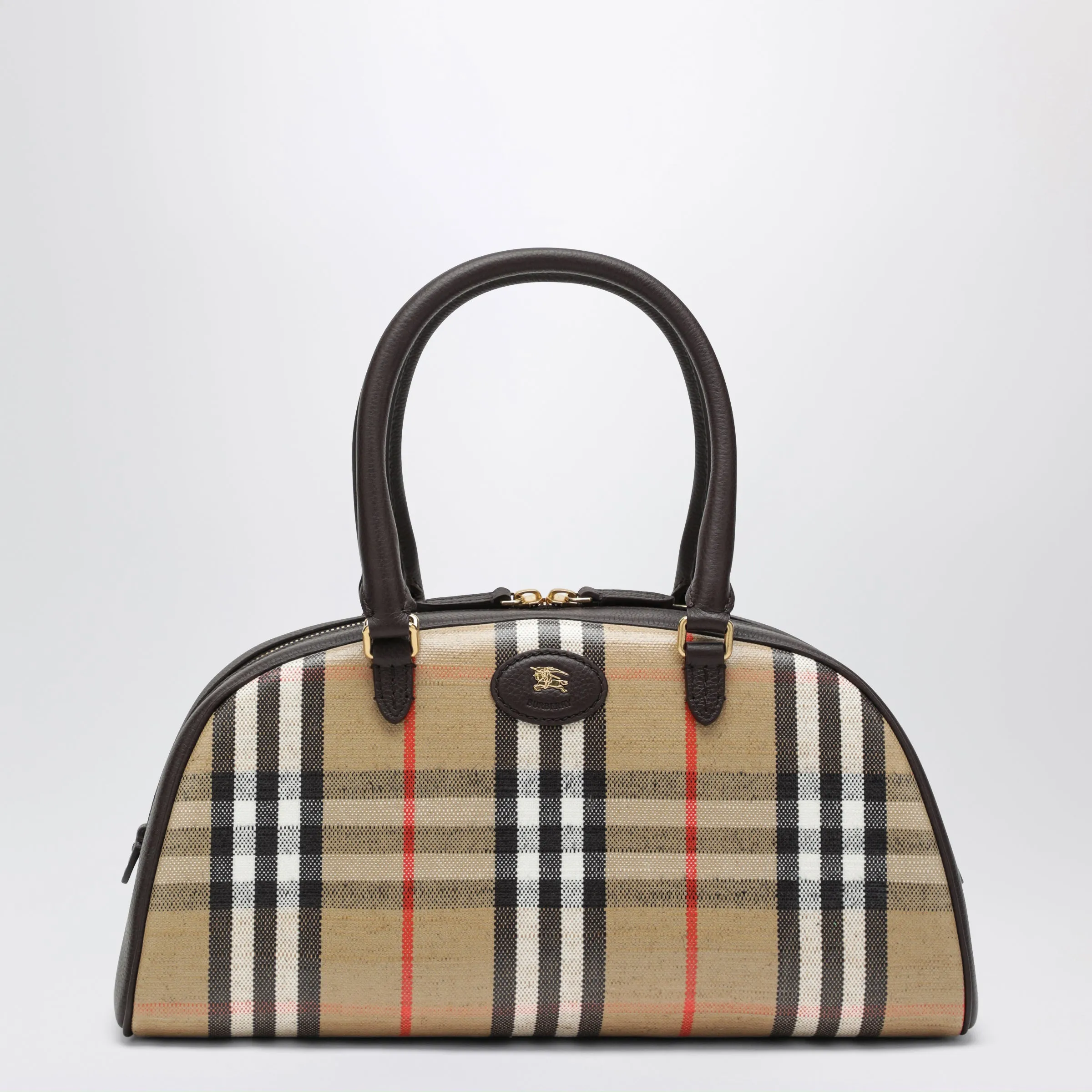 Burberry Sand Highlands Check Bag