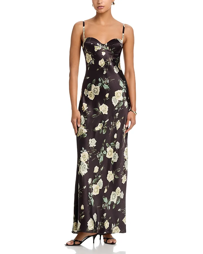 L’agence Sayla Silk Maxi Dress