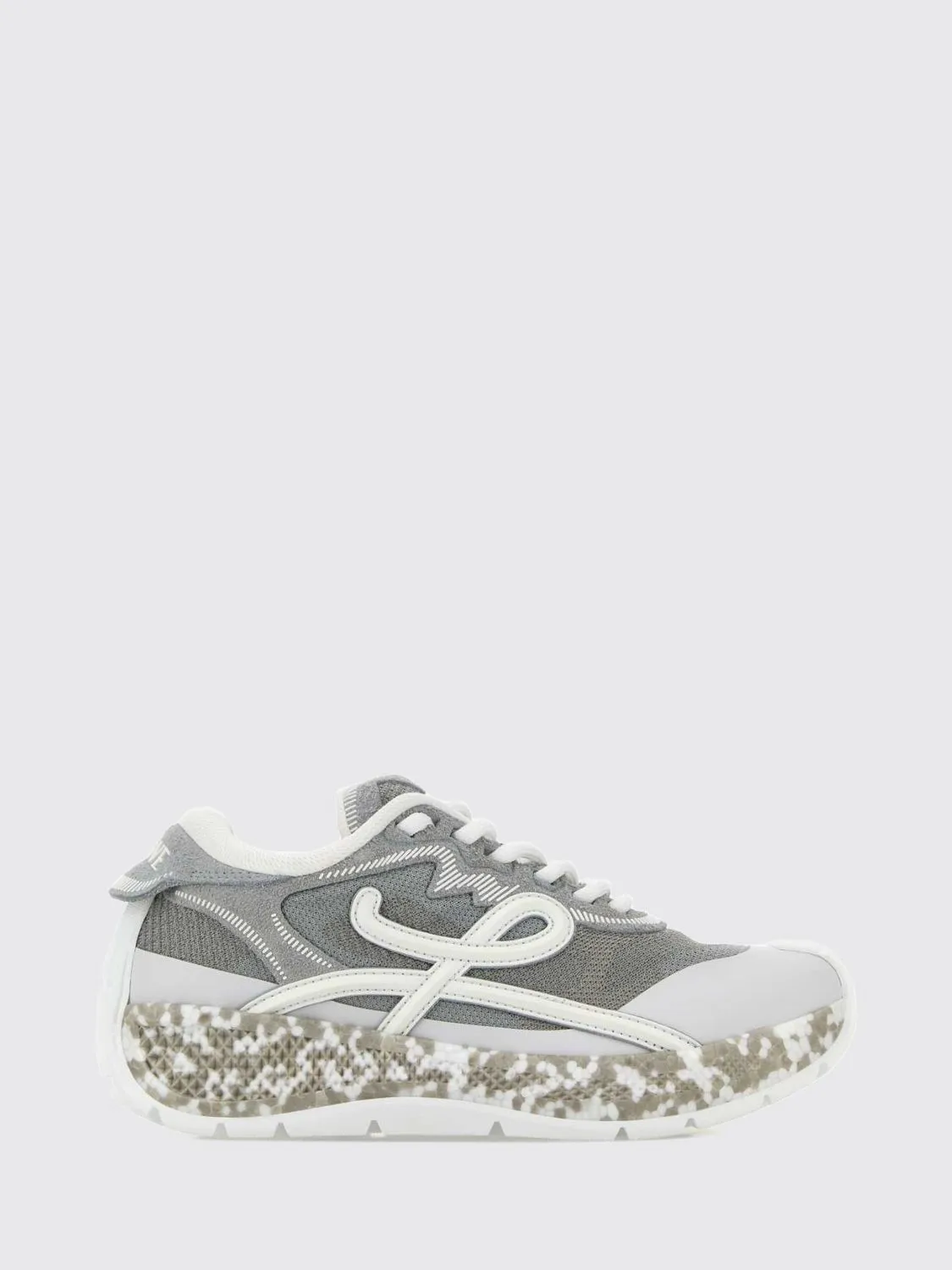 Loewe Pogo Suede and Technical Fabric Low-Top Sneakers