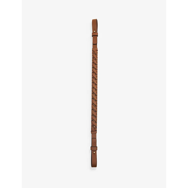 Loewe Braided Leather Bag Strap