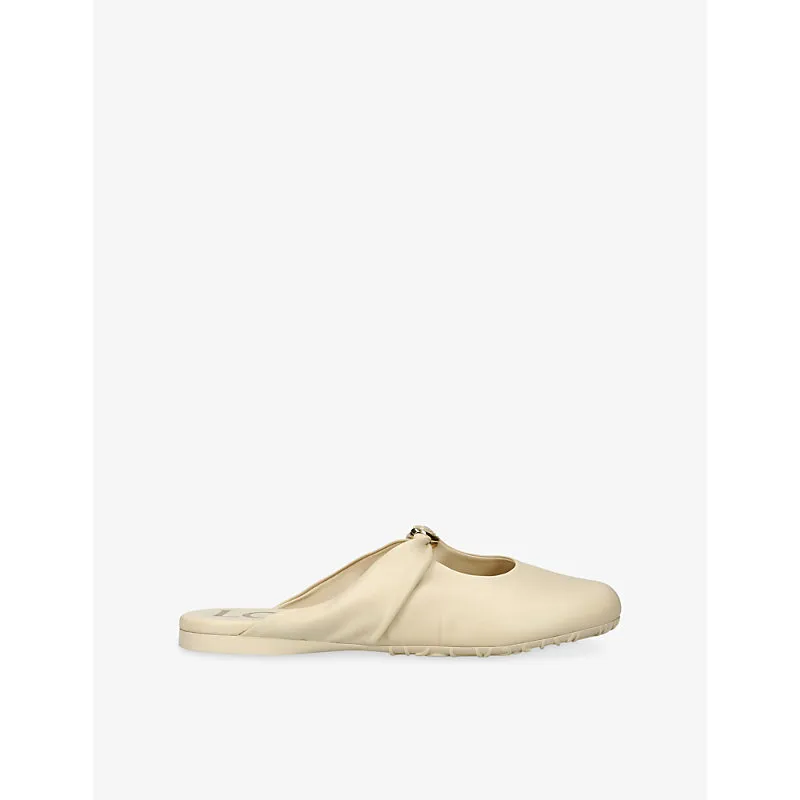 Loewe Pebble Soft Ballerina Leather Mules