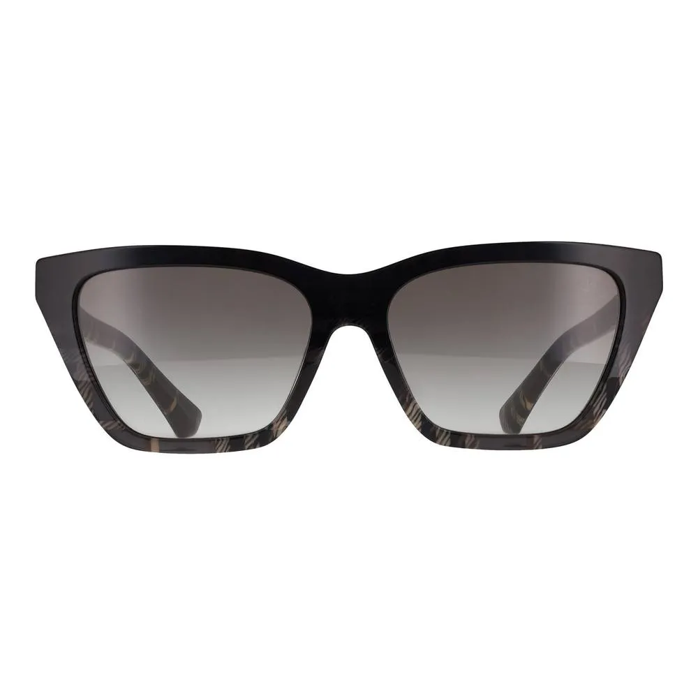 Burberry Cat Eye Grey Check Grey Gradient BE4468