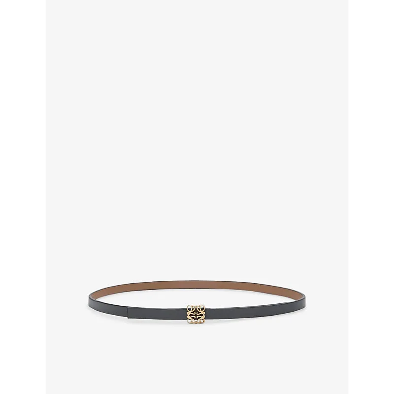 Loewe Anagram Branded-Buckle Leather Belt