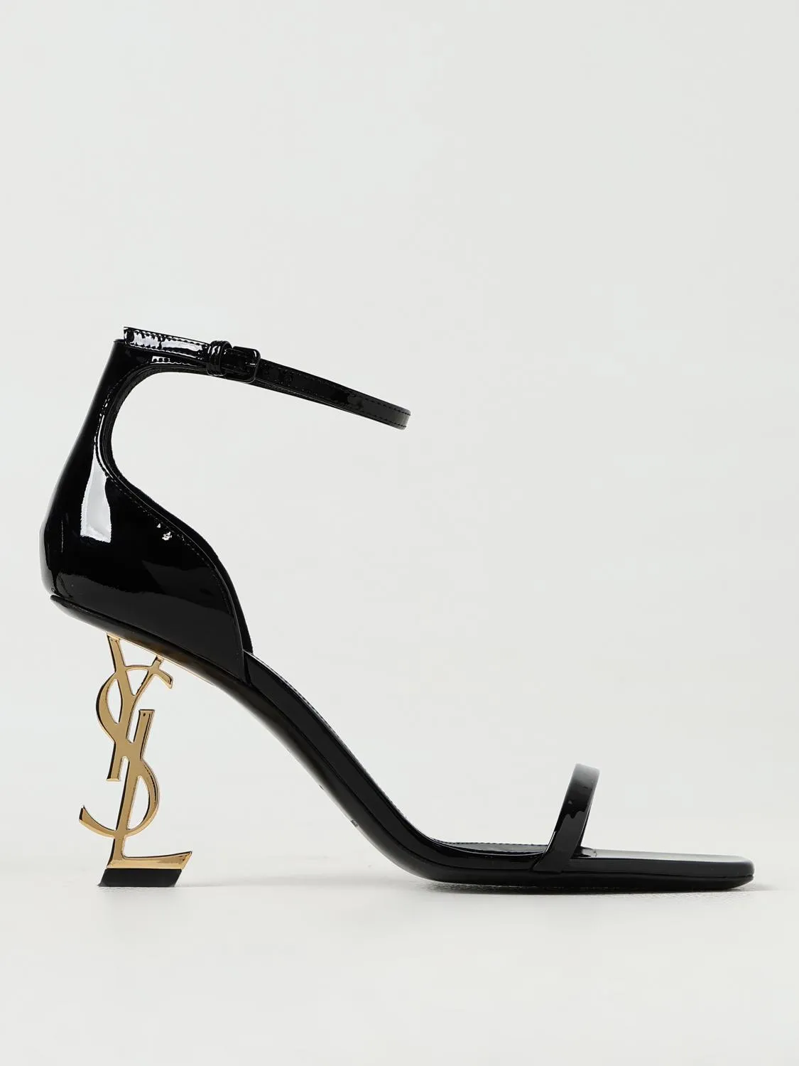 Saint Laurent Heeled Sandal in Black