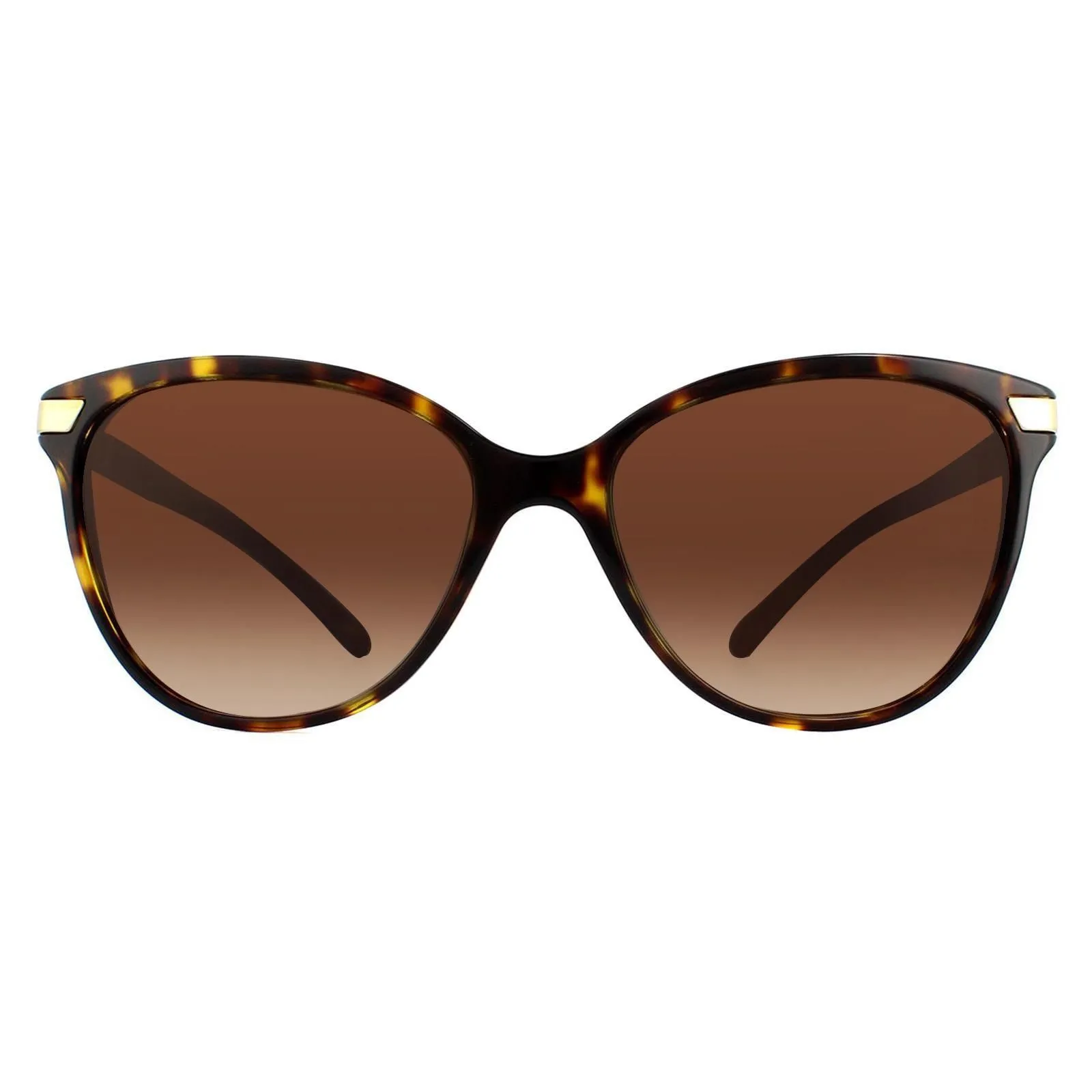 Burberry Cat Eye Dark Havana With Gold Detailing Brown Gradient BE4216 Sunglasses